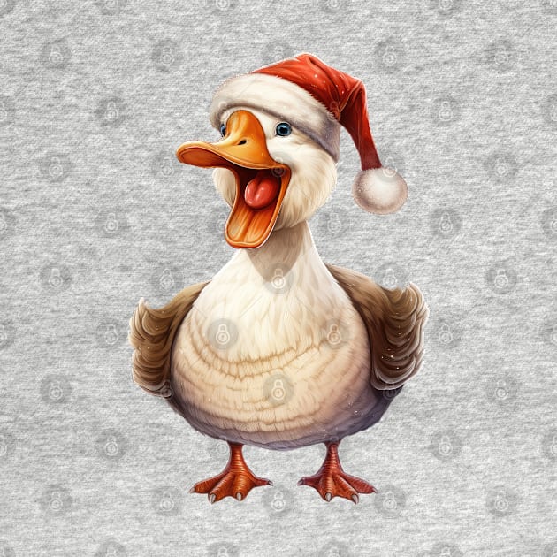 Vintage Christmas Goose by Chromatic Fusion Studio